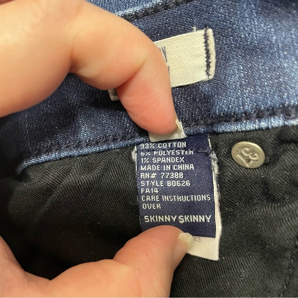 Madewell Skinny Skinny Ankle Zip Dark Wash Denim Jeans Women's Size 29 - Picture 14 of 16